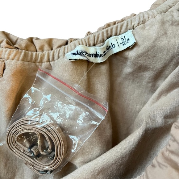 Abercrombie & Fitch Cream One Shoulder Dress - Picture 5 of 7